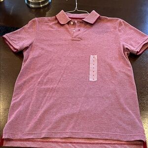 Old Navy Men's Polo Shirt - Soft Red (S)